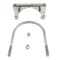 Heavy Duty Mfg U-Clamp Flat Band Chrome, 19-500CP 19-500CP - alternate 1